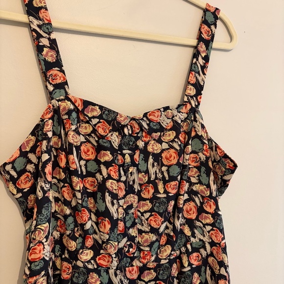 Forever 21 Floral Pocket dress Sz 1x 14 16 - Picture 2 of 12